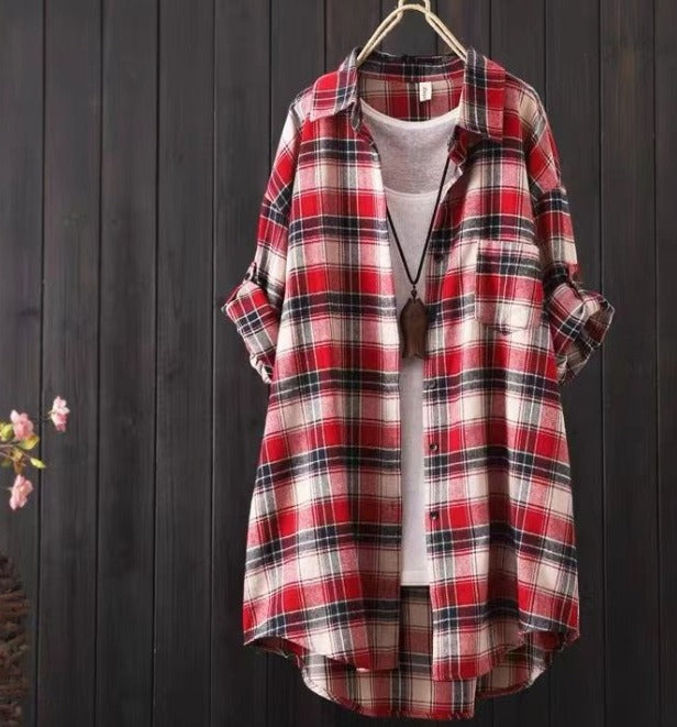 Annie™ | Blouse Carreautée pour Femme